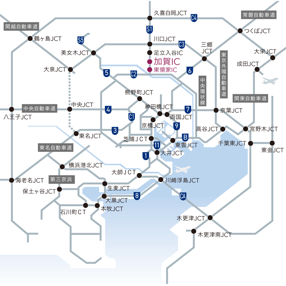 高速道路図