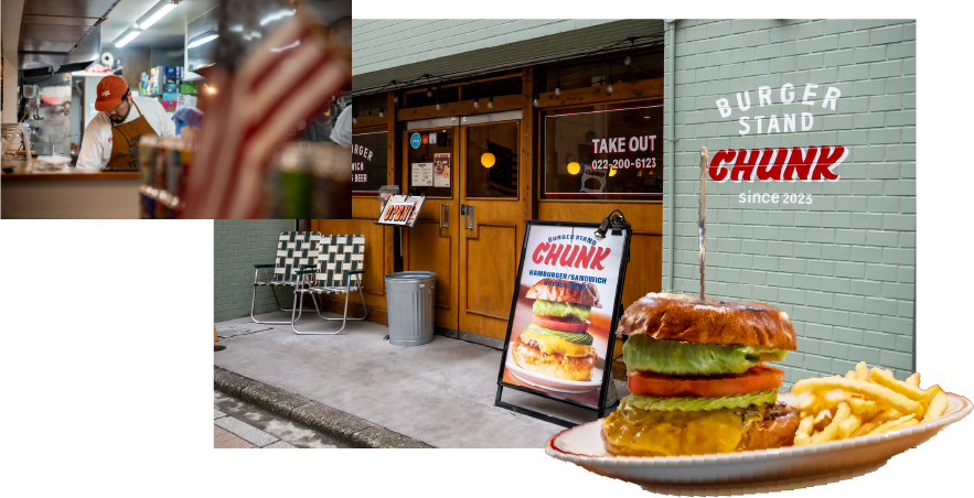 CHUNK BURGER STAND