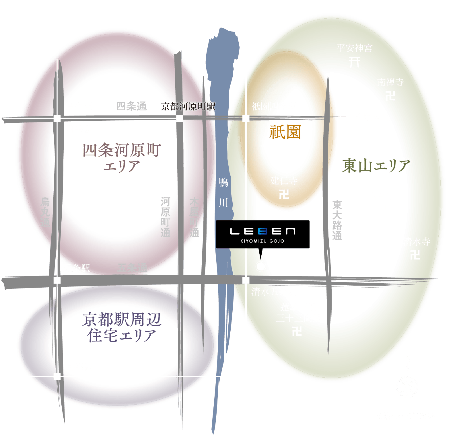 立地概念イラスト
