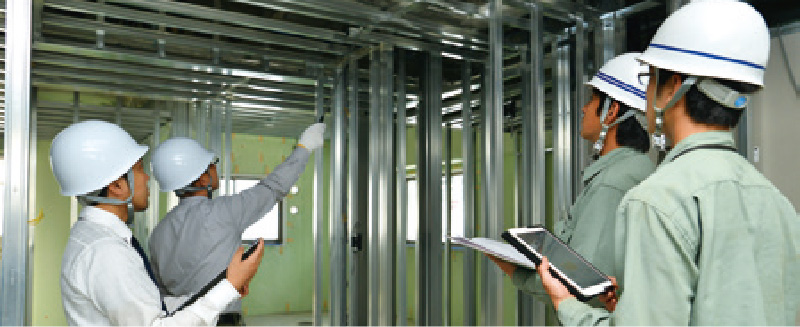 工事段階での工程内検査の実施