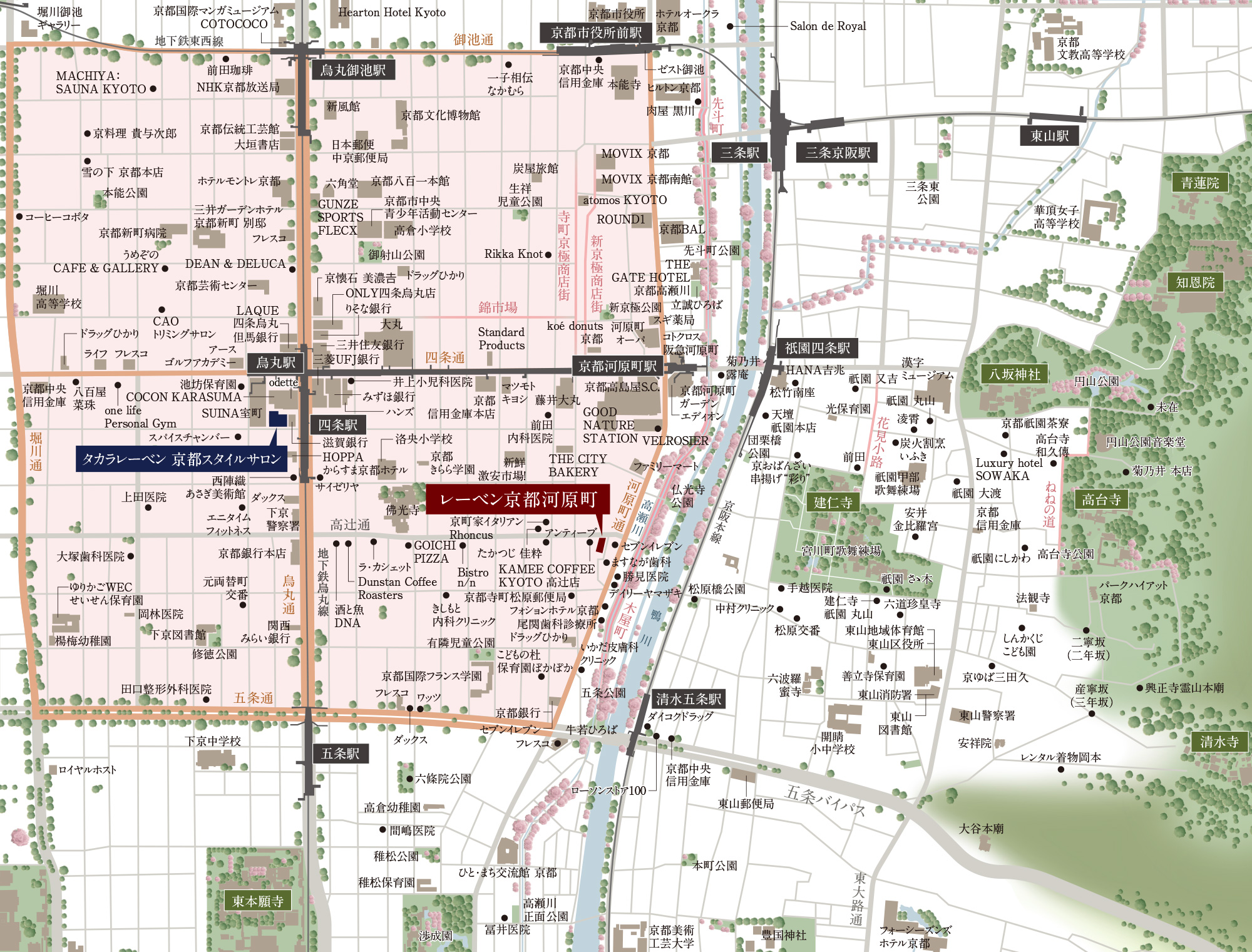 現地案内図
