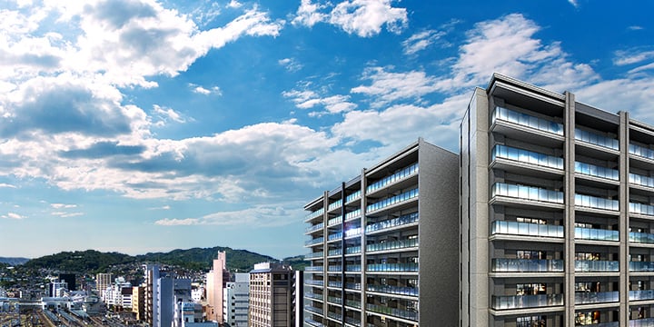 眺望合成外観完成予想CG