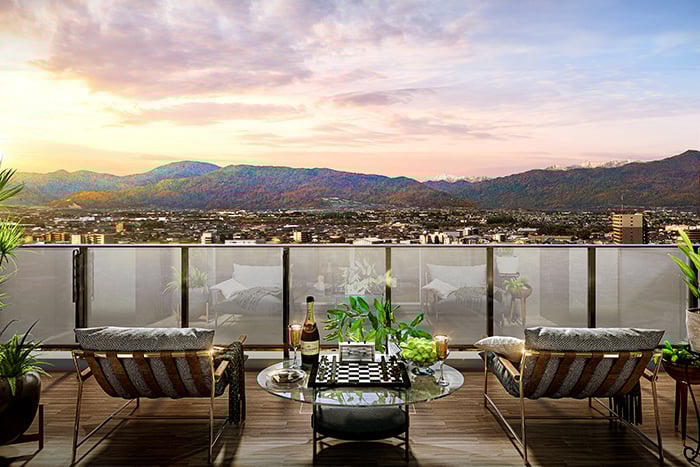 バルコニー完成予想CG