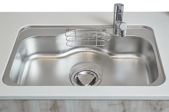 低騒音仕様のシンク イメージ写真