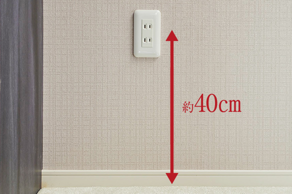 コンセント位置 イメージ写真