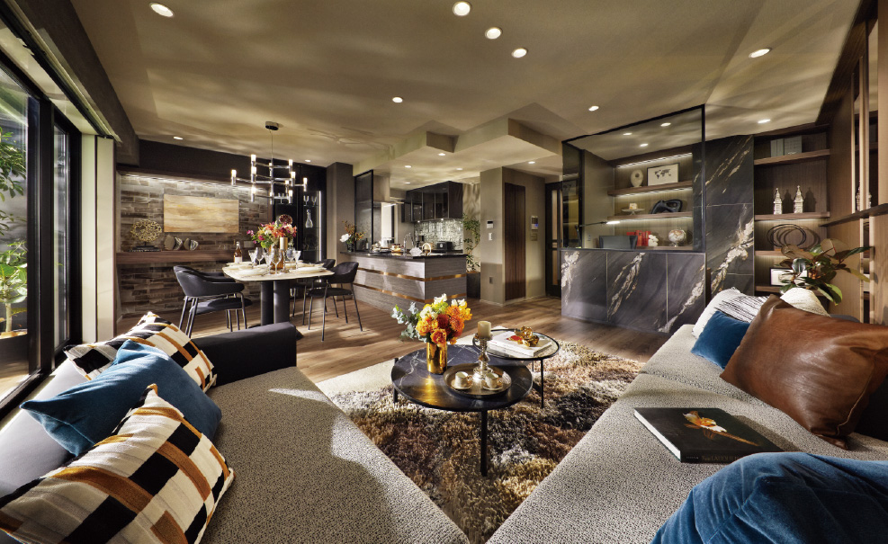 Living Dining Kitchen