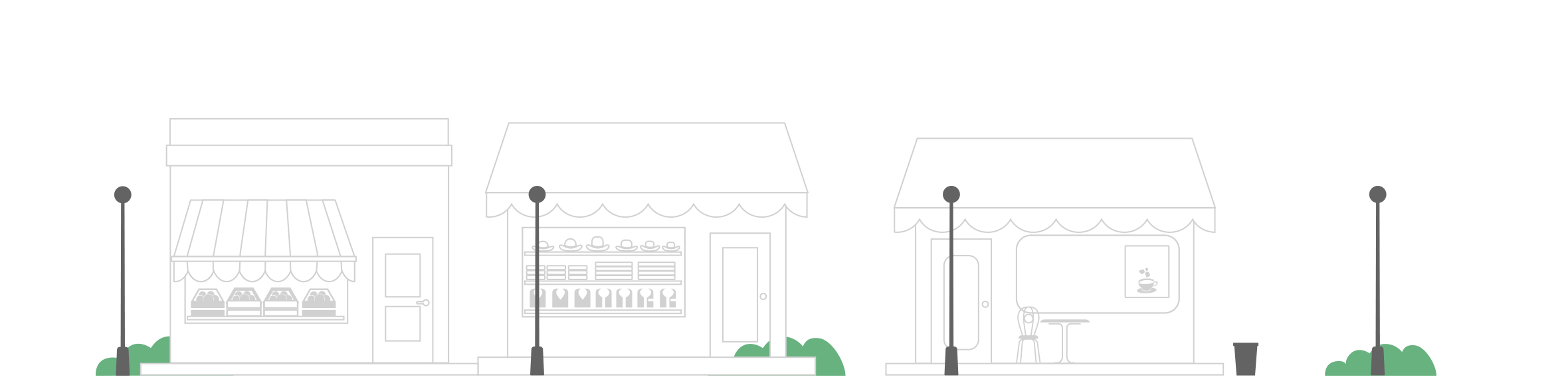 街のイラスト
