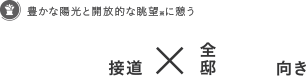 三方接道×全邸向南き
