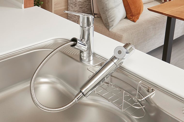 浄水器一体型節湯C1ハンドシャワー水栓