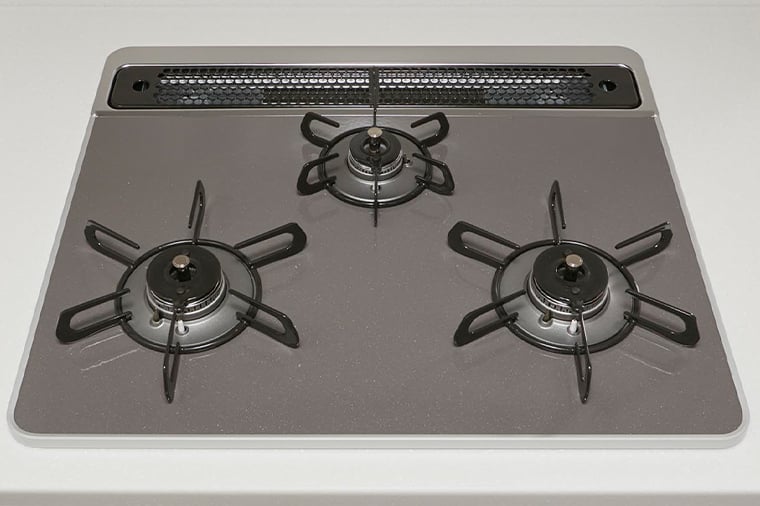 ガラストップガスコンロ