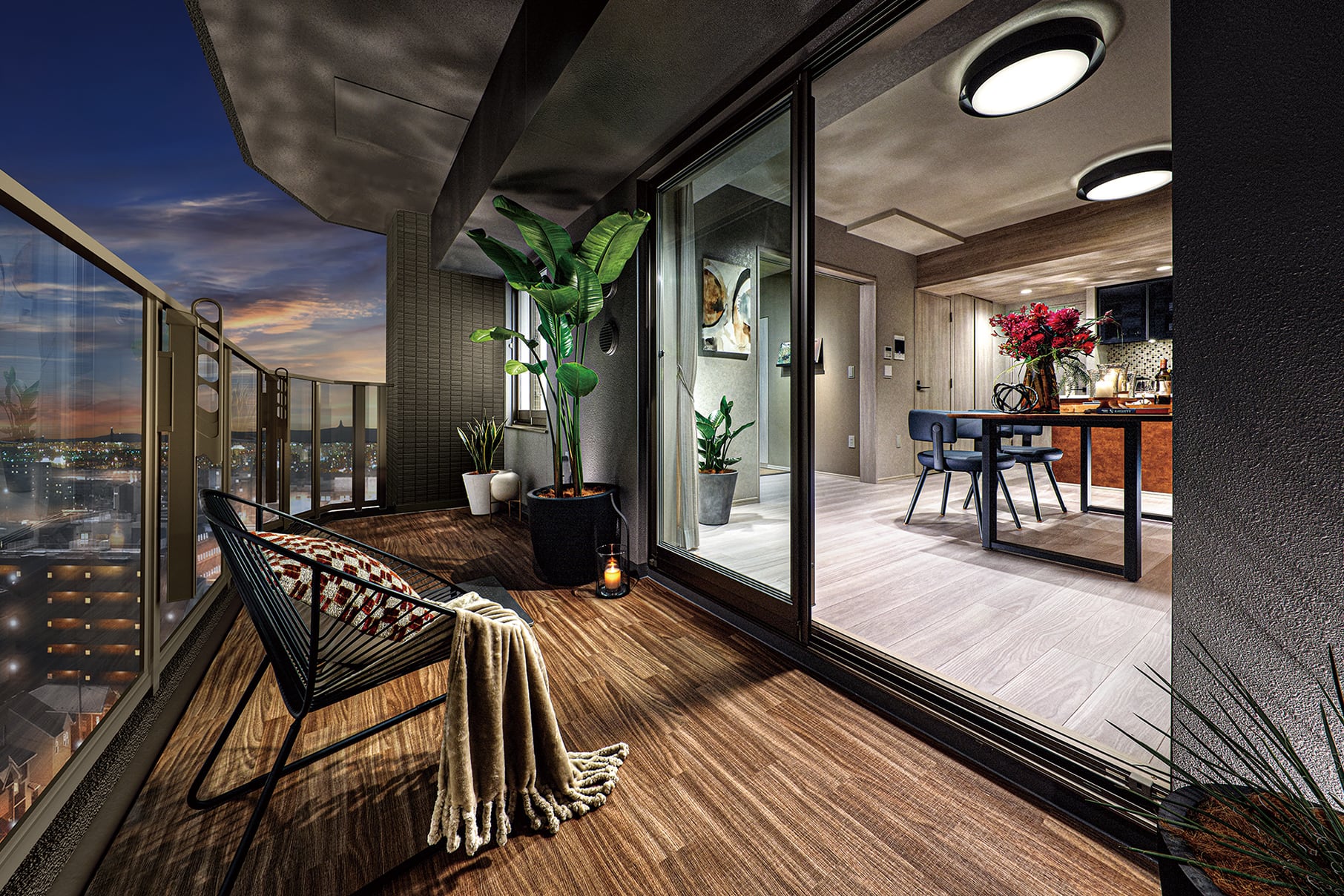 BALCONY ※掲載のバルコニー床素材は変更予定です。