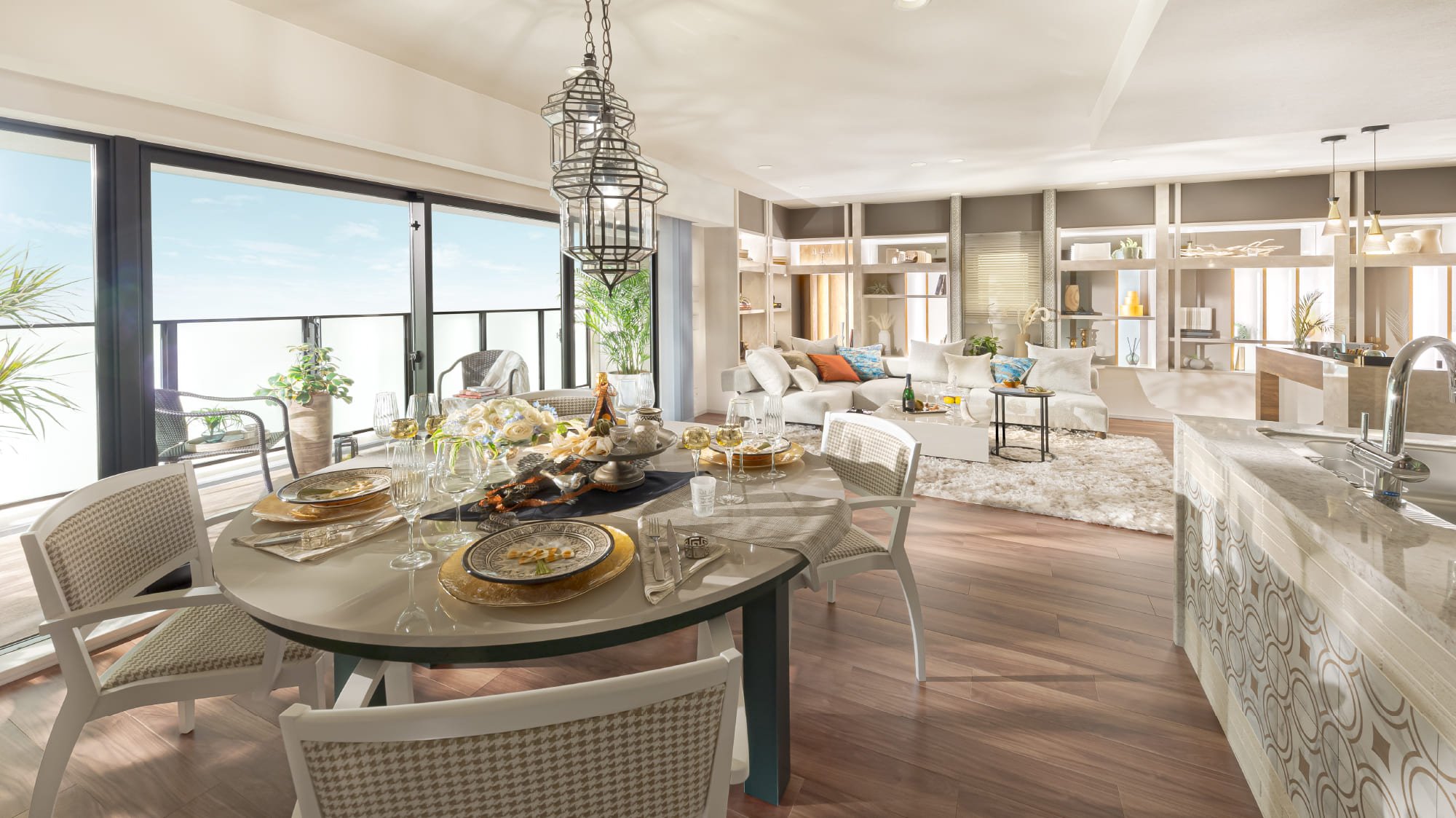 LIVING DINING KITCHEN