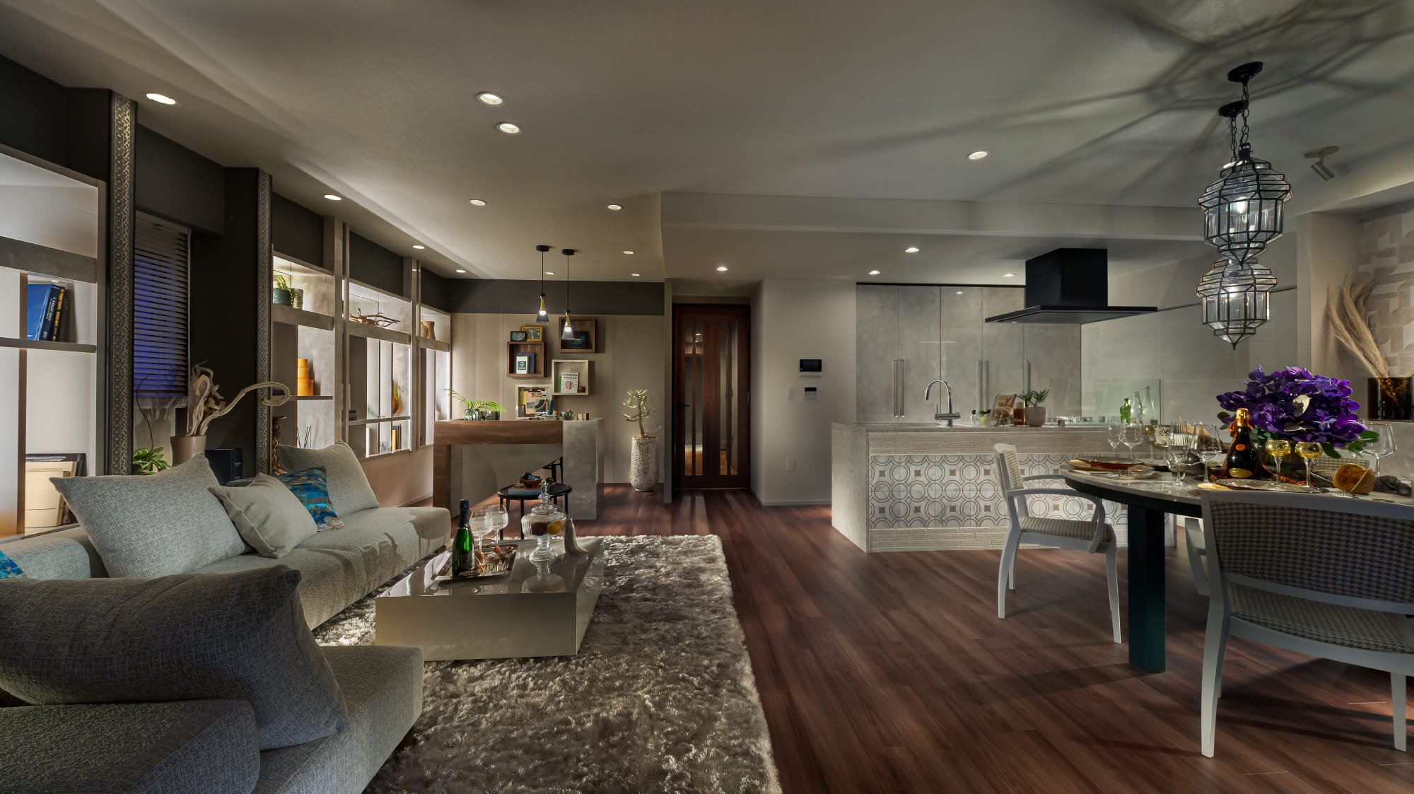 LIVING DINING KITCHEN