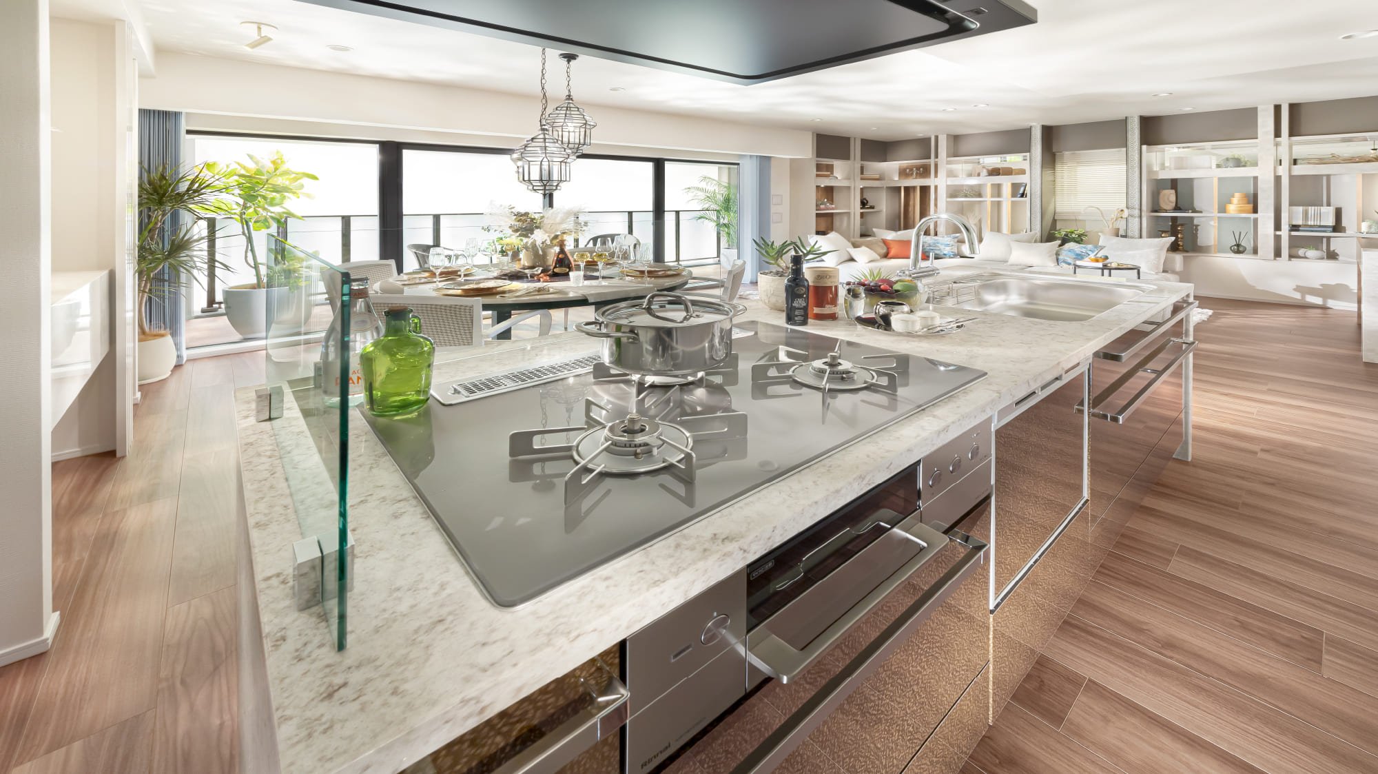 LIVING DINING KITCHEN