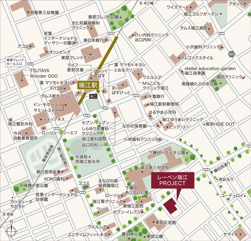 現地案内図