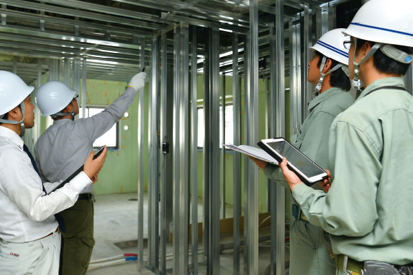 工事段階での工程内検査の実施