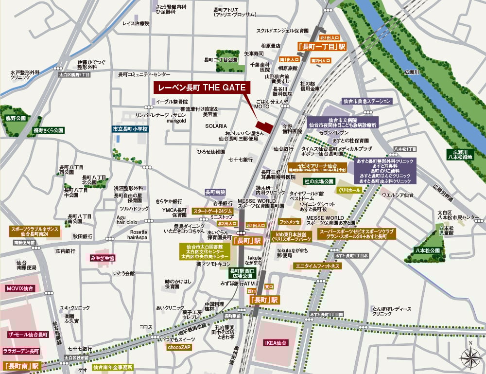 現地案内図