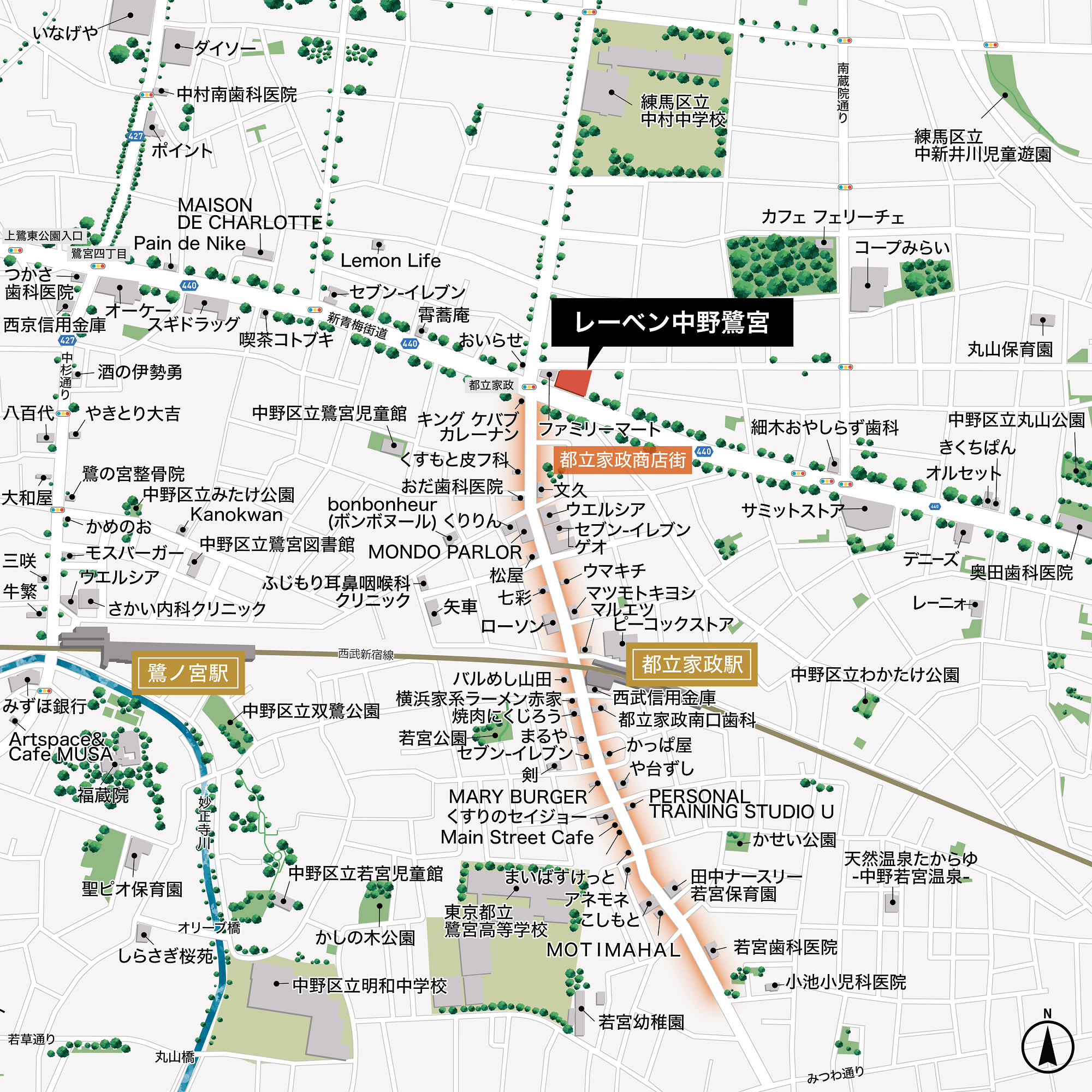 現地案内図