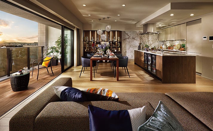 LIVING DINING