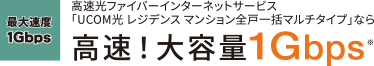 高速大容量1Gbps