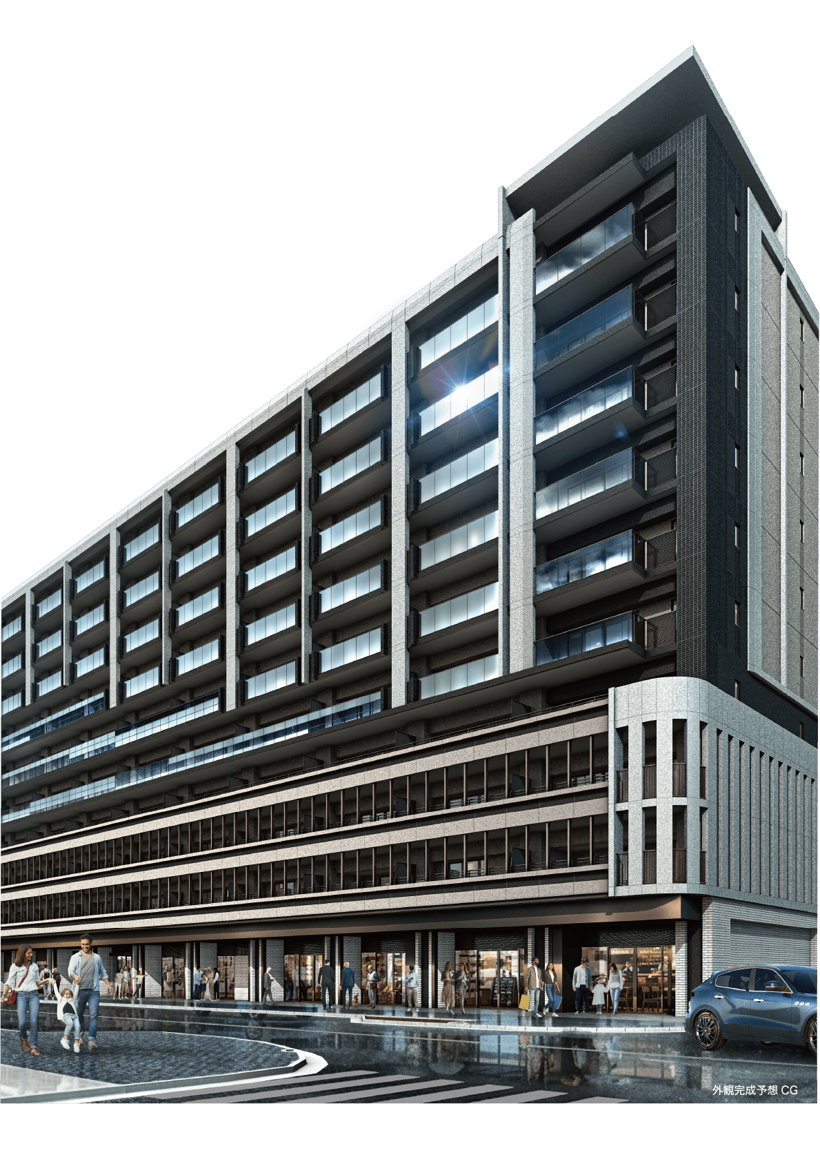 レーベン沼津町方町 MAISON 外観完成予想CG