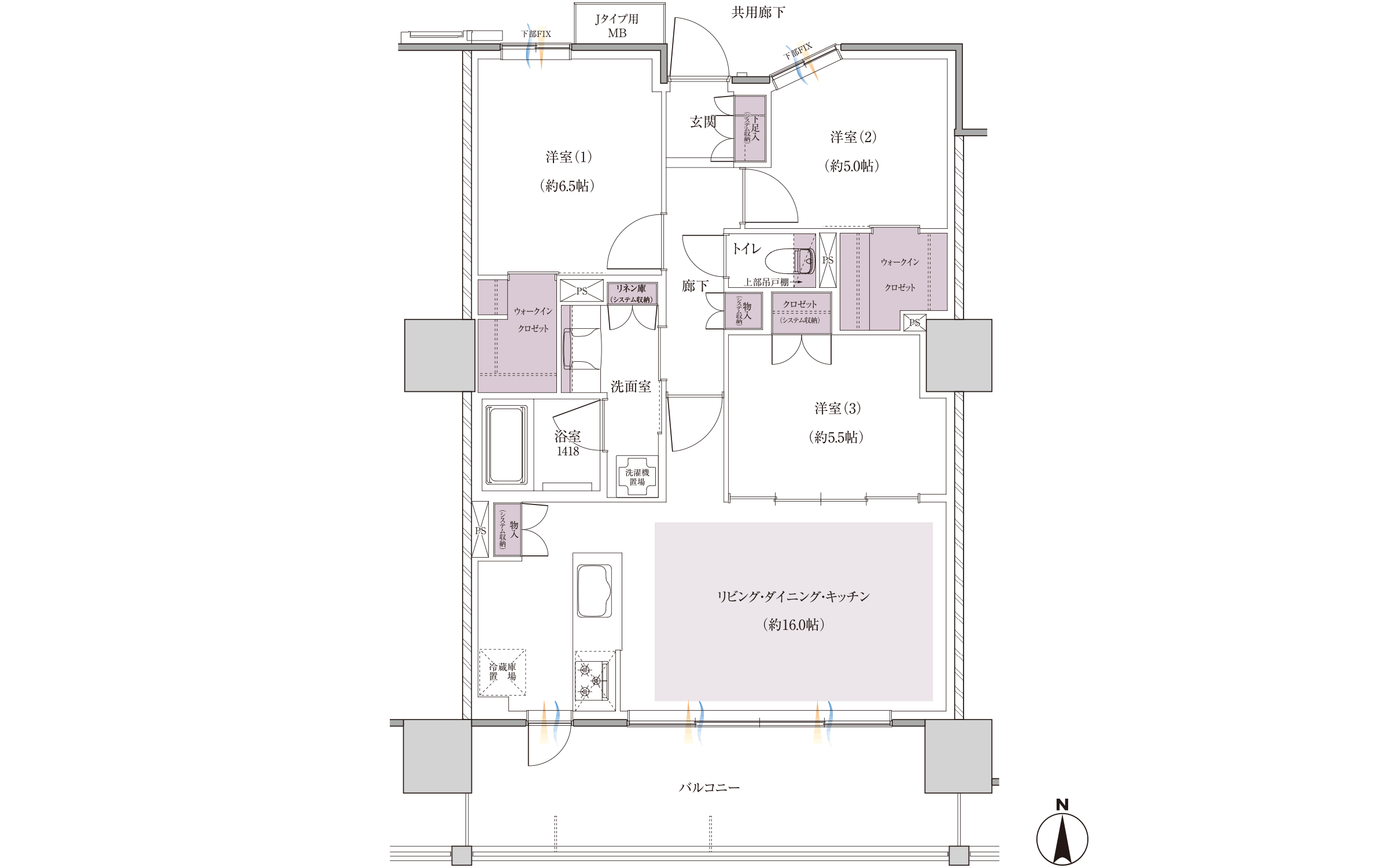 Jtype 間取り図