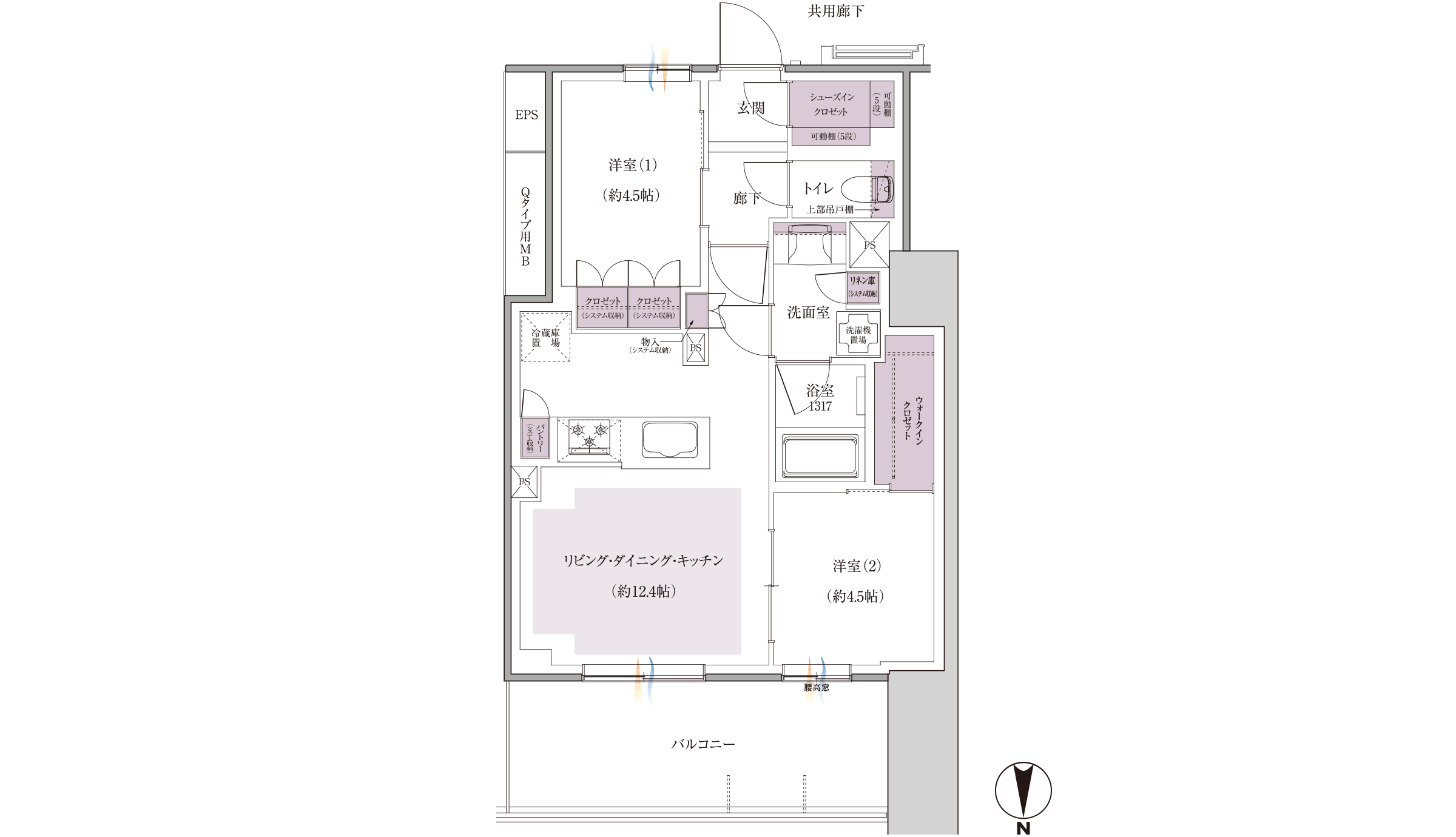 Qtype 間取り図