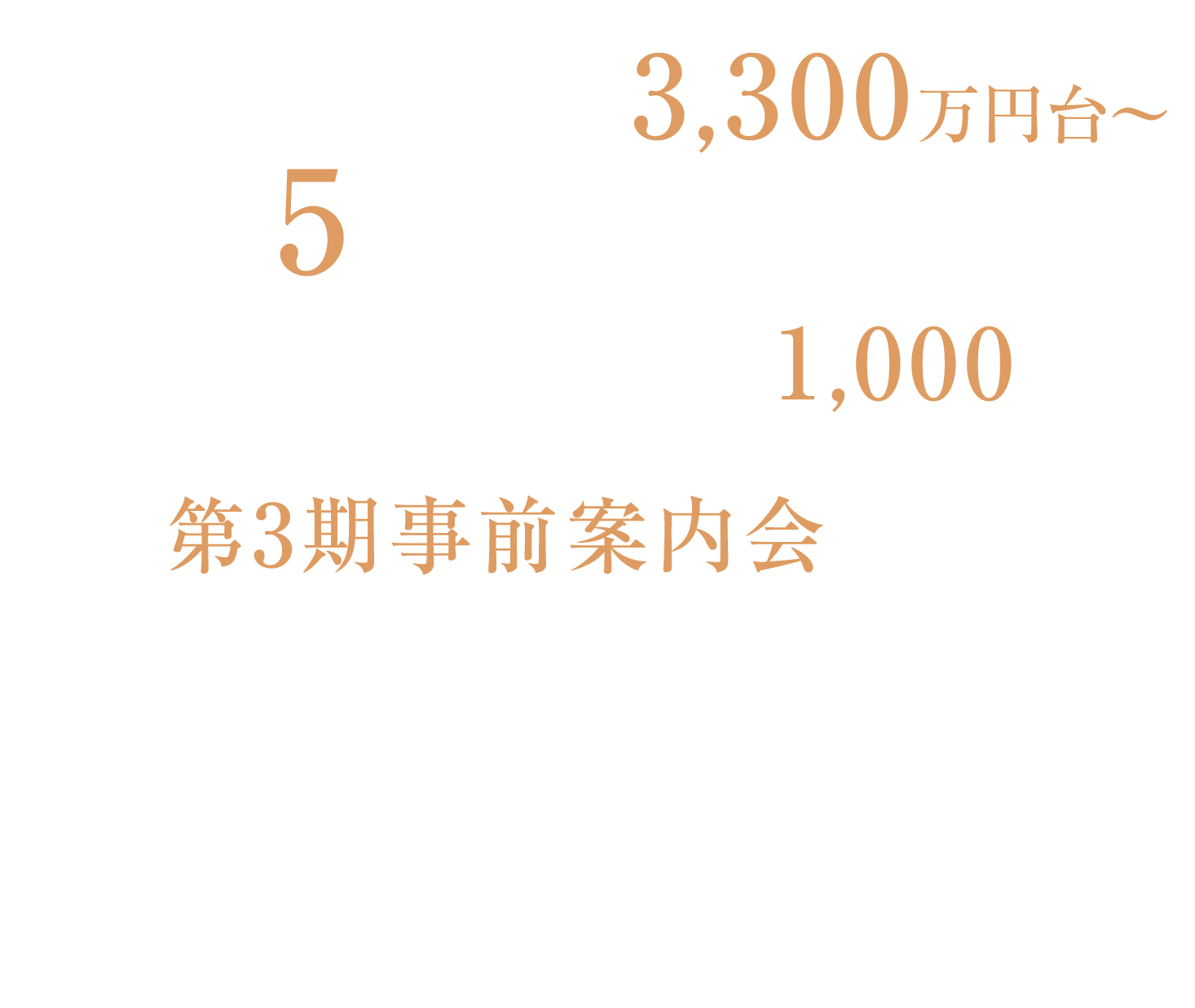 ご来場予約受付中 ご案内時間 ①10:00～ ②13:30～ ③16:30～