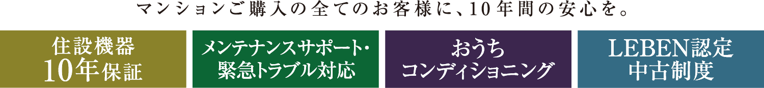 たからの10 for All(専有部メンテナンスサービス)