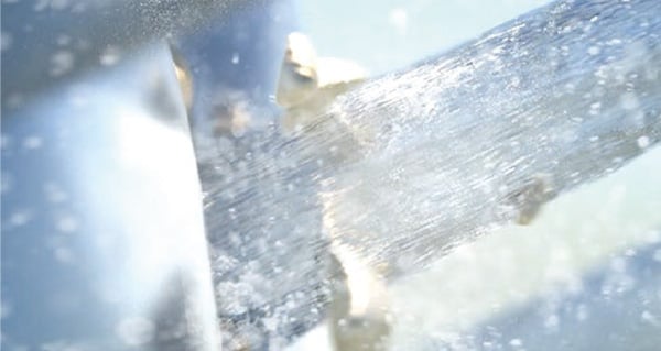リングストレートによる洗浄イメージ