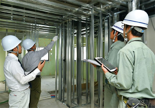 工事段階での工程内検査の実施