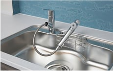 浄水器一体型節湯C1ハンドシャワー水栓