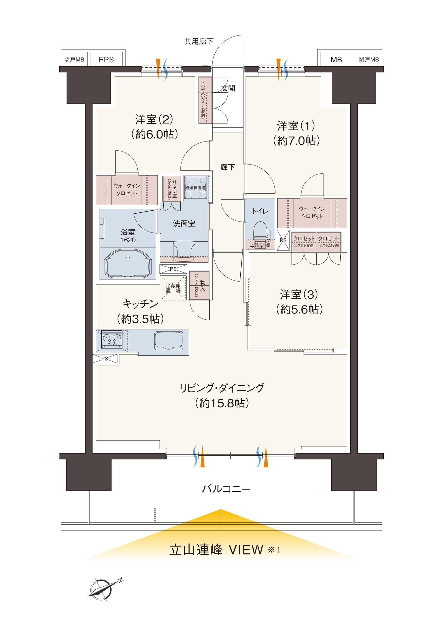 D タイプ間取り