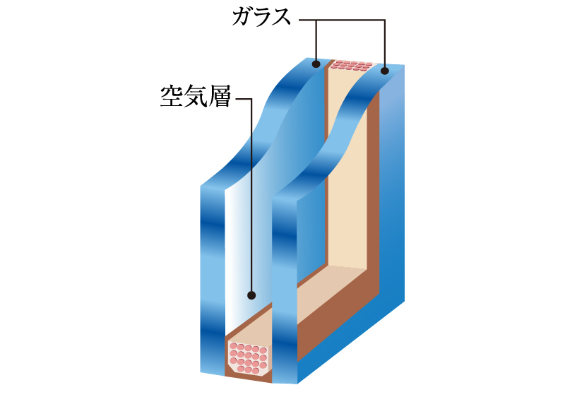 断熱性の高い複層ガラス