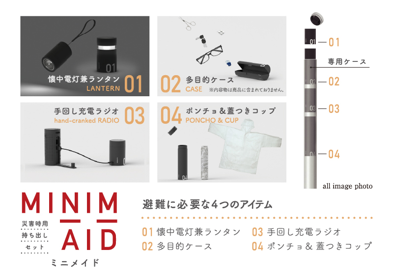 防災意識を高める個人防災キット