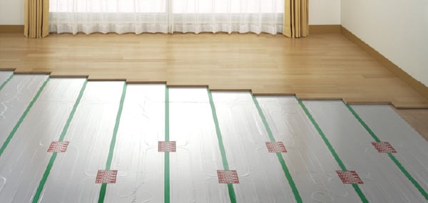 省エネ型ガス床暖房