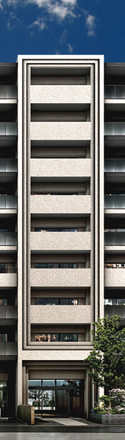 レーベン鶴瀬駅前 SOLEIZ 外観完成予想CG