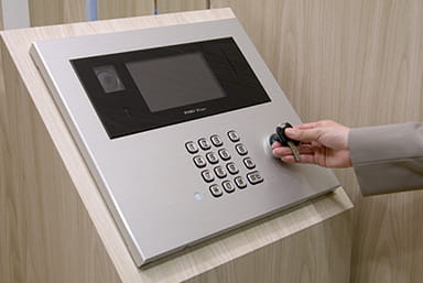 住居内インターホン着荷表示