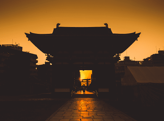 生國魂神社（徒歩10分／約800m）