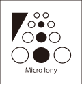Micro Iony ロゴ