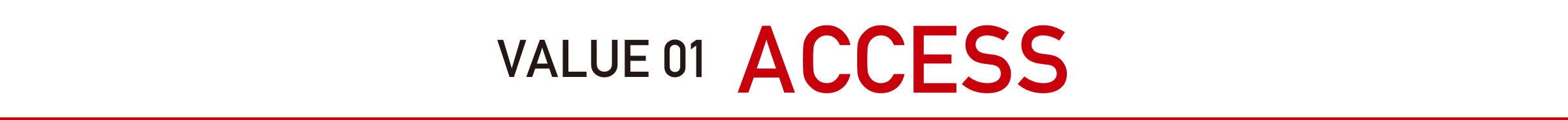 VALUE 01 ACCESS