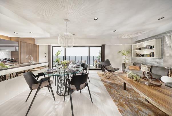 LIVING DINING KITCHEN