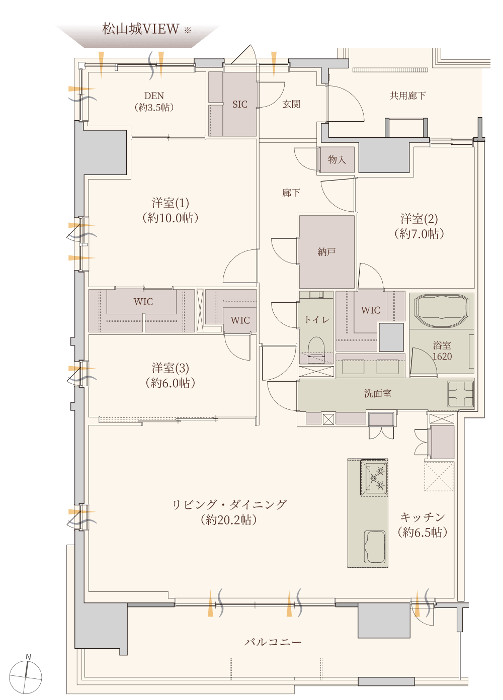 TYPE G 間取り図