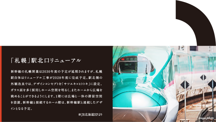 「札幌」駅北口リニューアル
