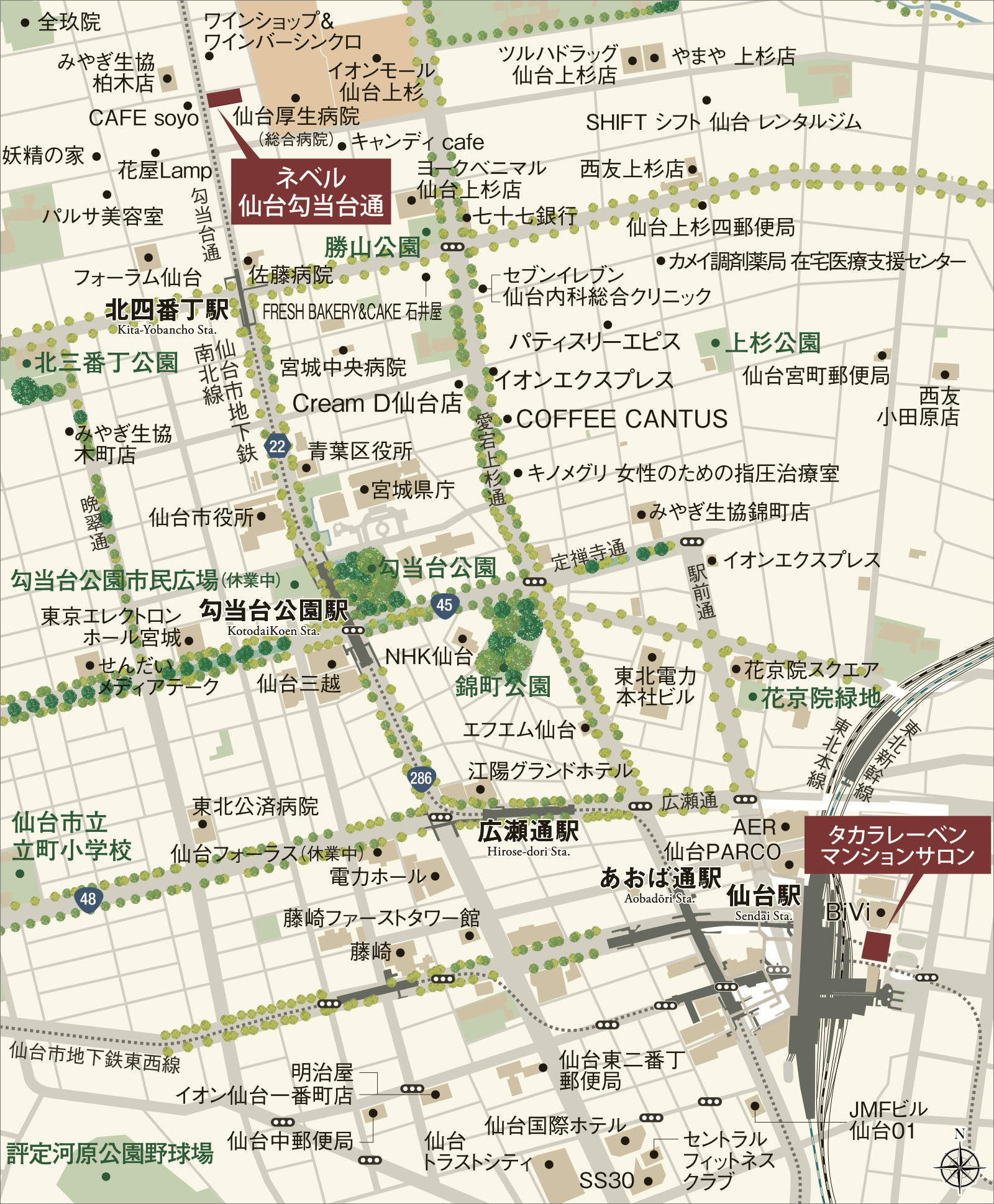 現地案内図