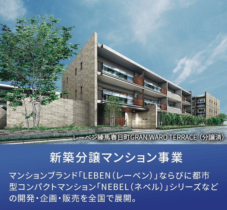新築分譲マンション事業