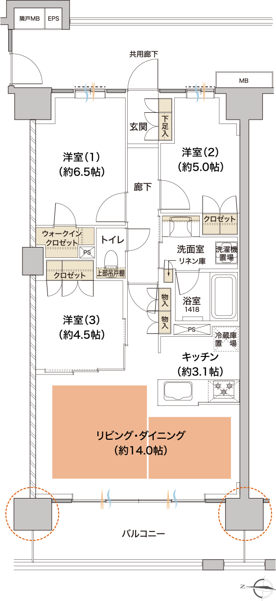 W-Btype図面
