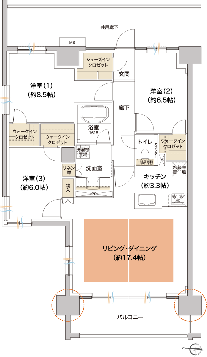 W-C1type図面