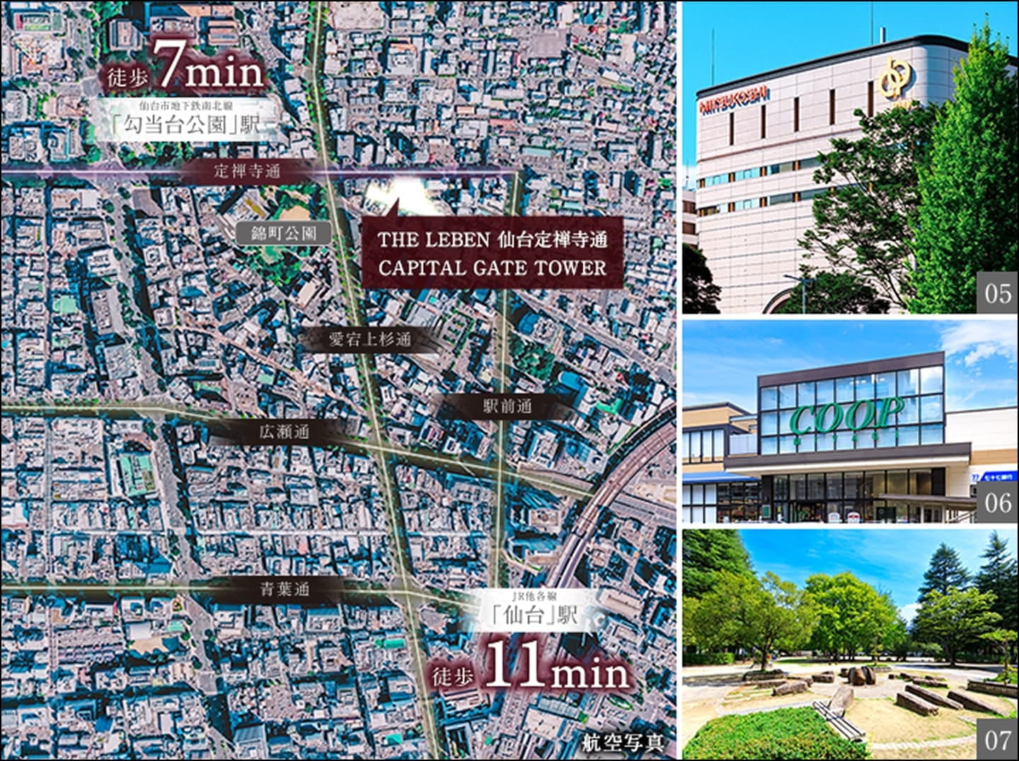 仙台駅周辺イメージ