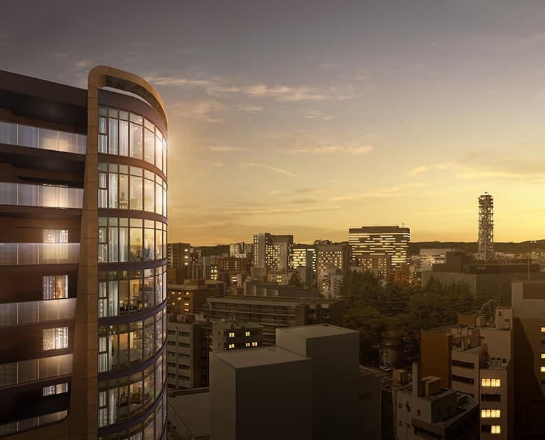 眺望合成外観完成予想CG